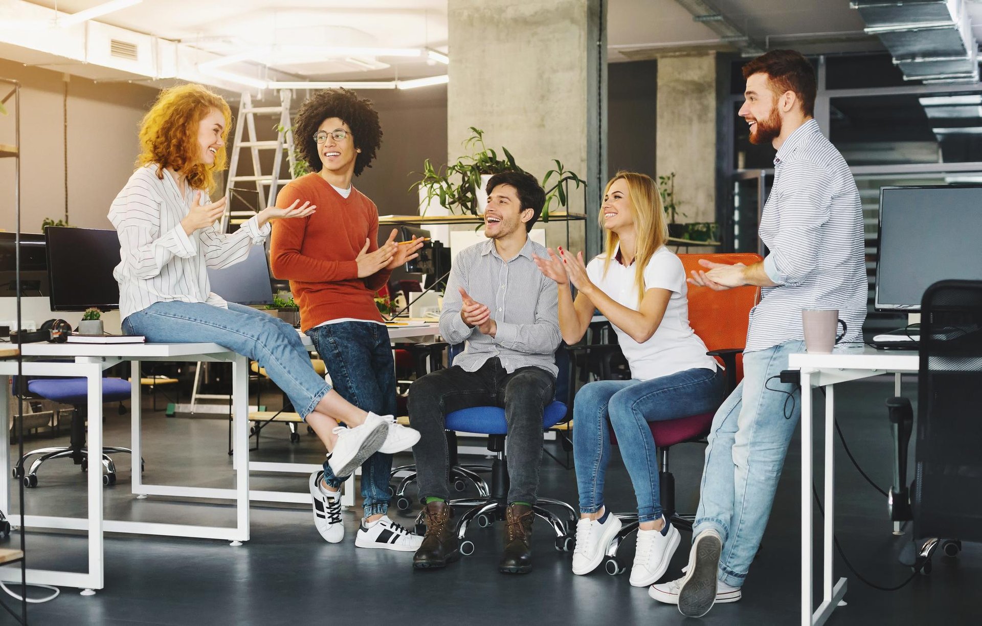 Das Team von WERTRAUM Alltagshilfe im Austausch